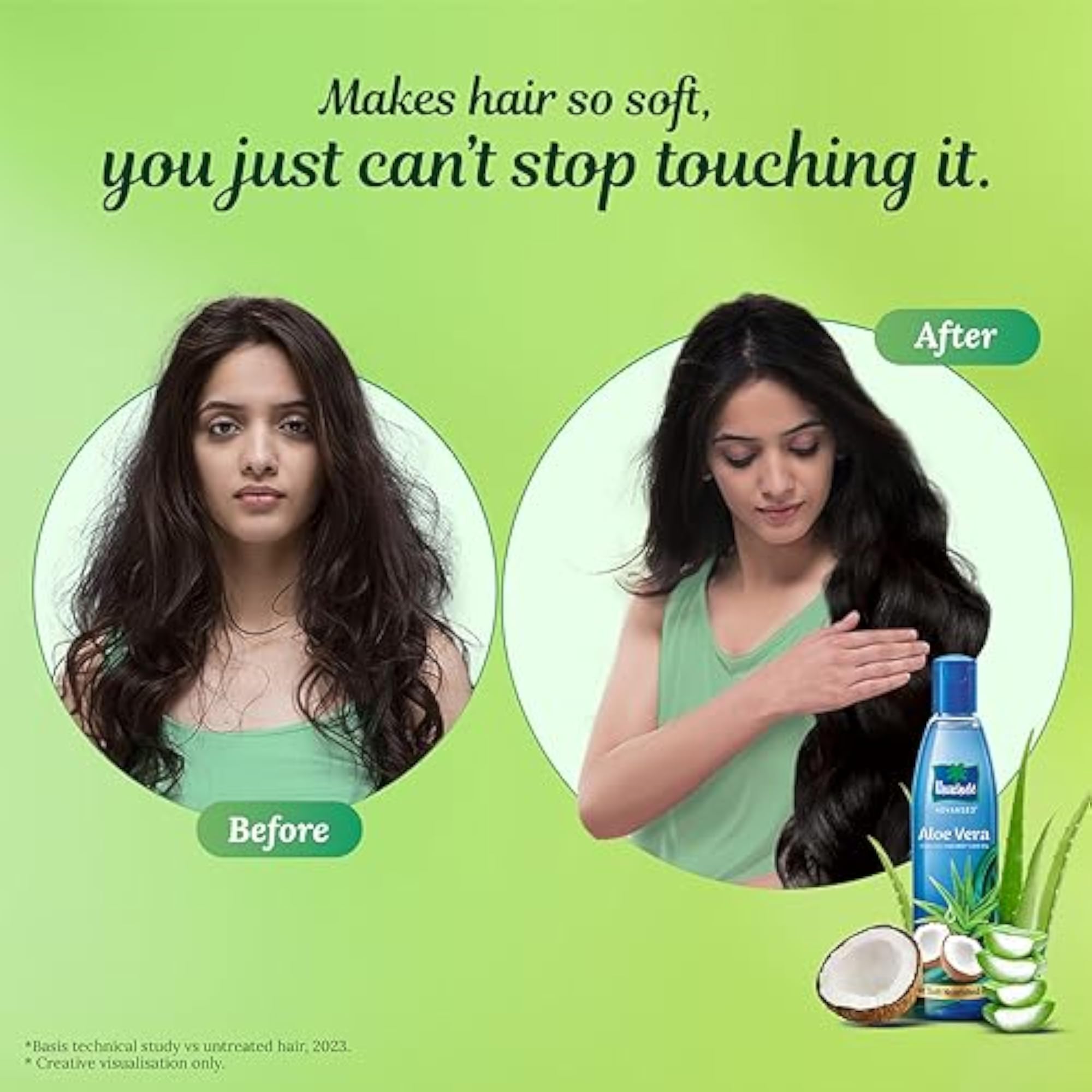 Aloe Vera Enriched Coconut Hair Oil for Nourishment